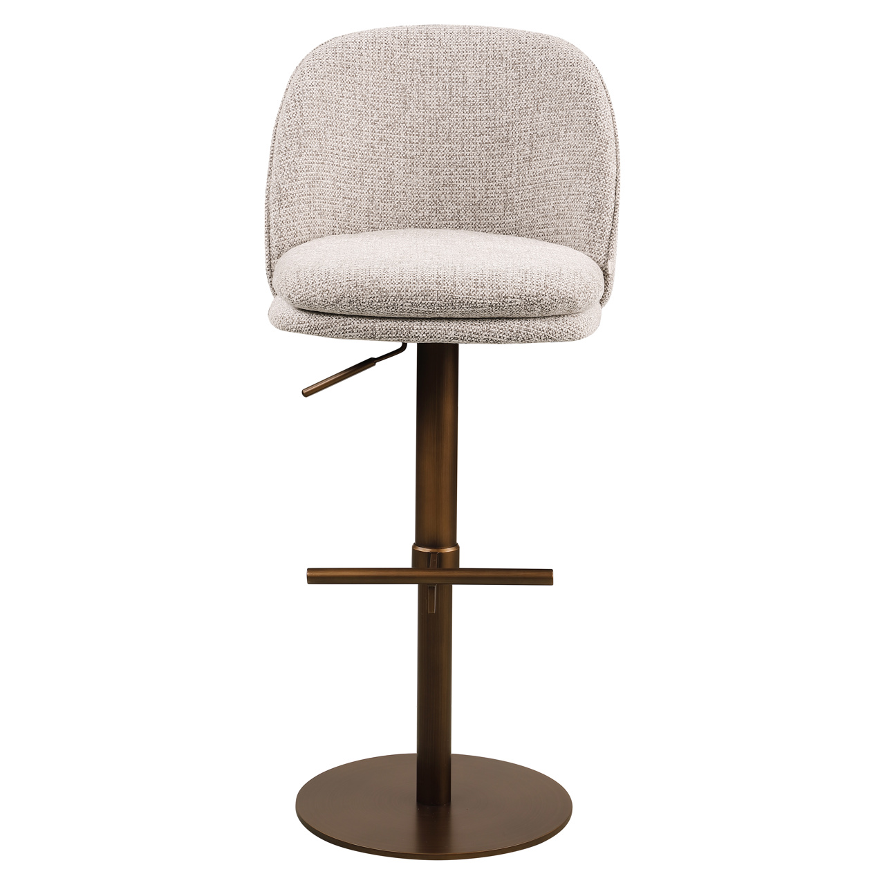 Barhocker Vesper mocca fancy drehbar - Richmond Interiors