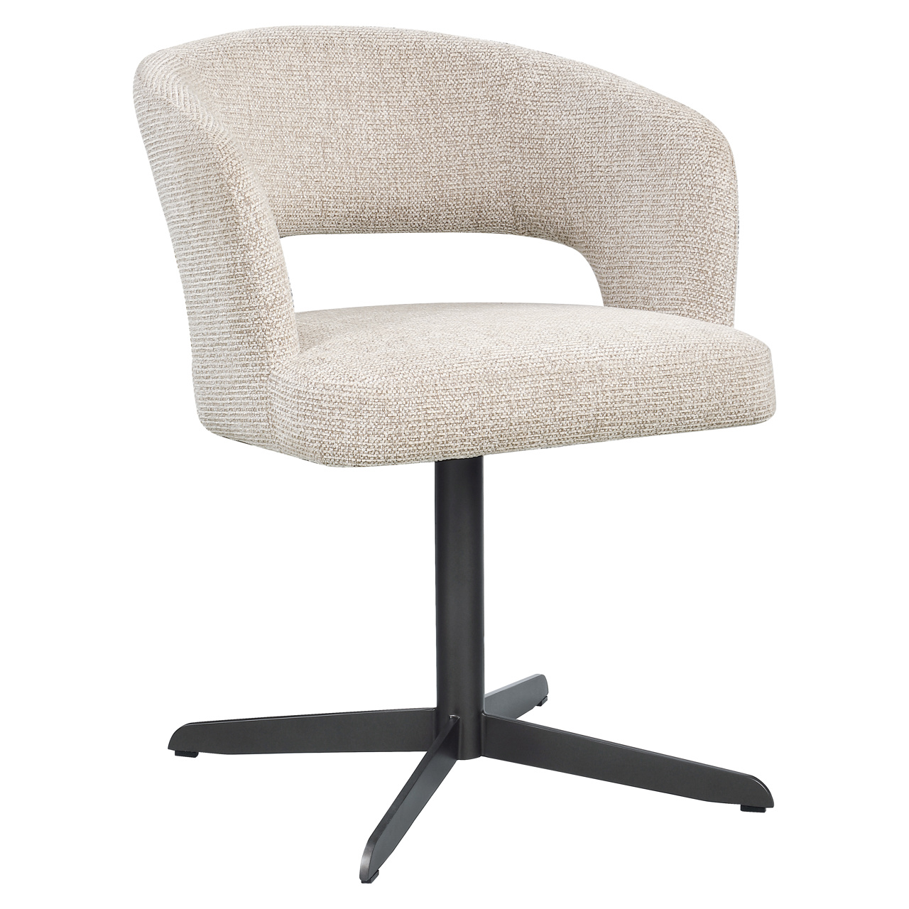 Silla de comedor Blanca natural fancy retardante de llama - Richmond Interiors