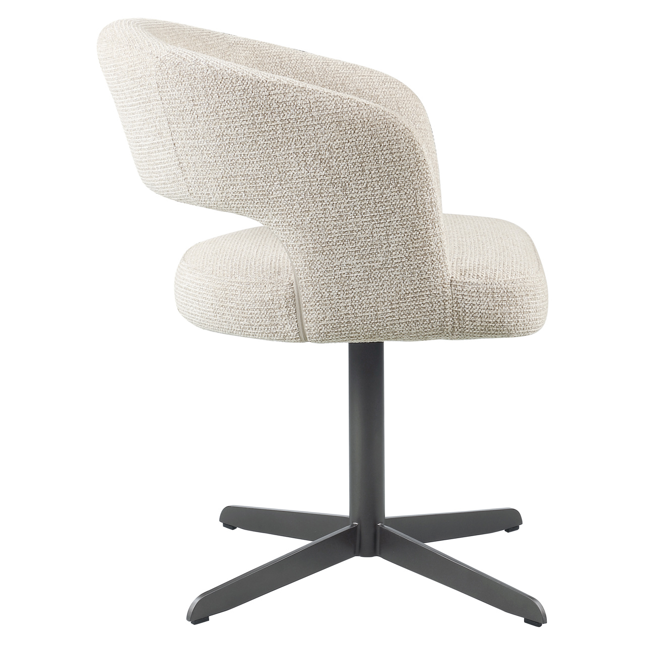 Silla de comedor Blanca natural fancy retardante de llama - Richmond Interiors