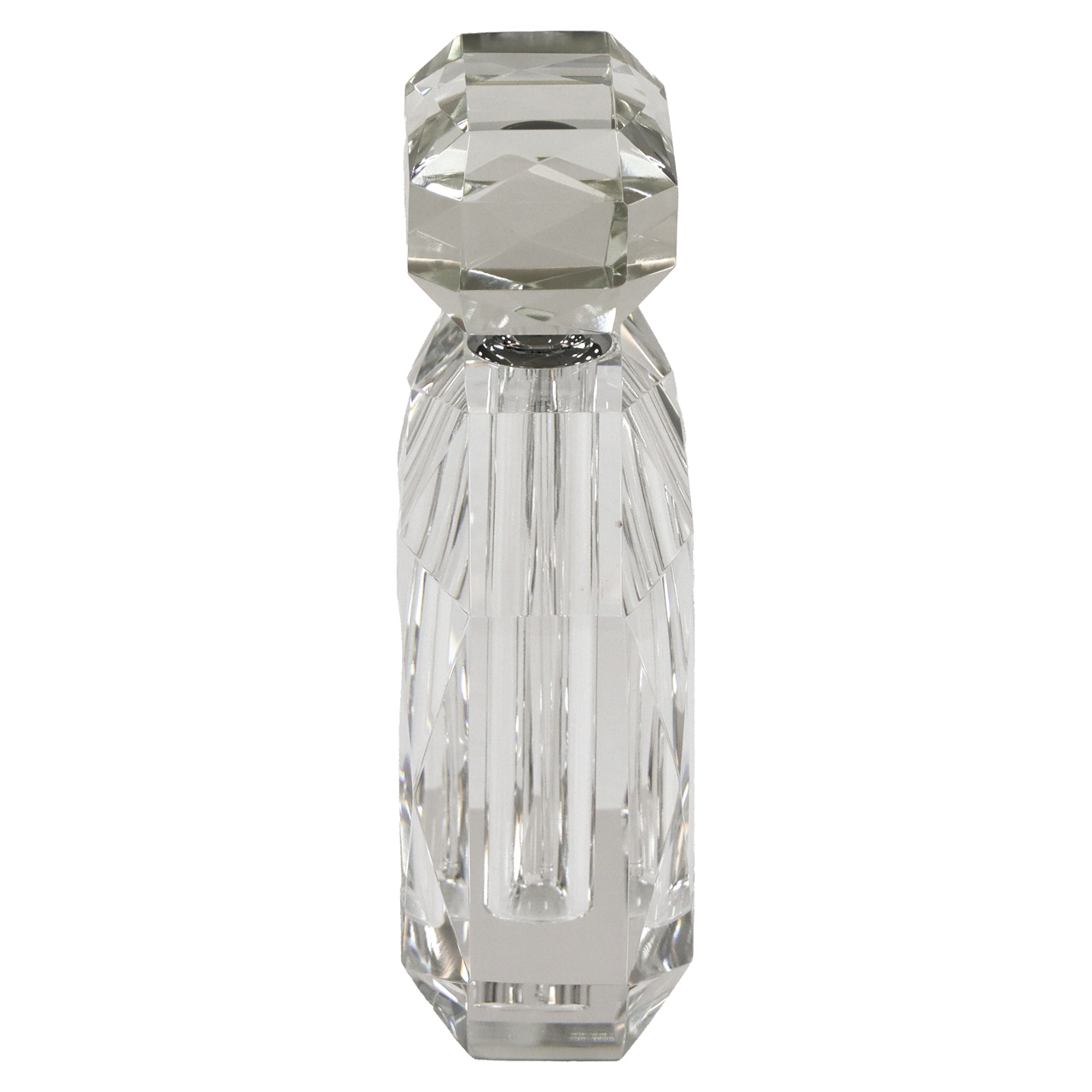 Objeto decorativo Khloe clear transparent perfume bottle - Richmond Interiors