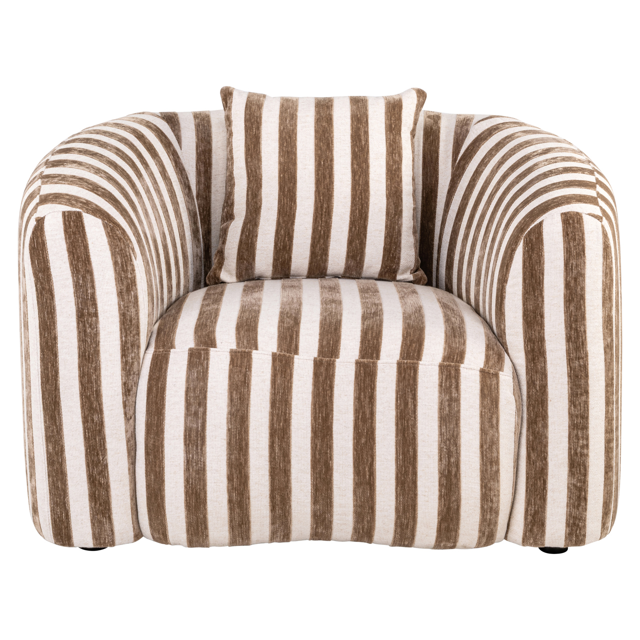 Lounge Stuhl Luxandra stripes sand - Richmond Interiors