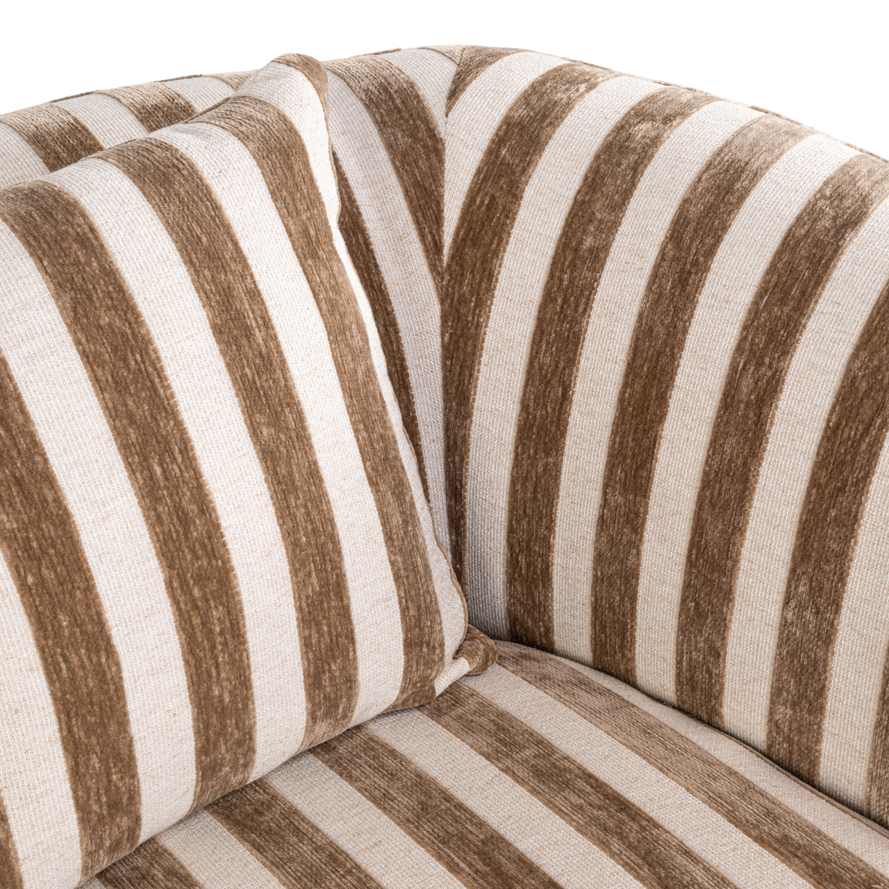 Sillón lounge Luxandra stripes sand - Richmond Interiors