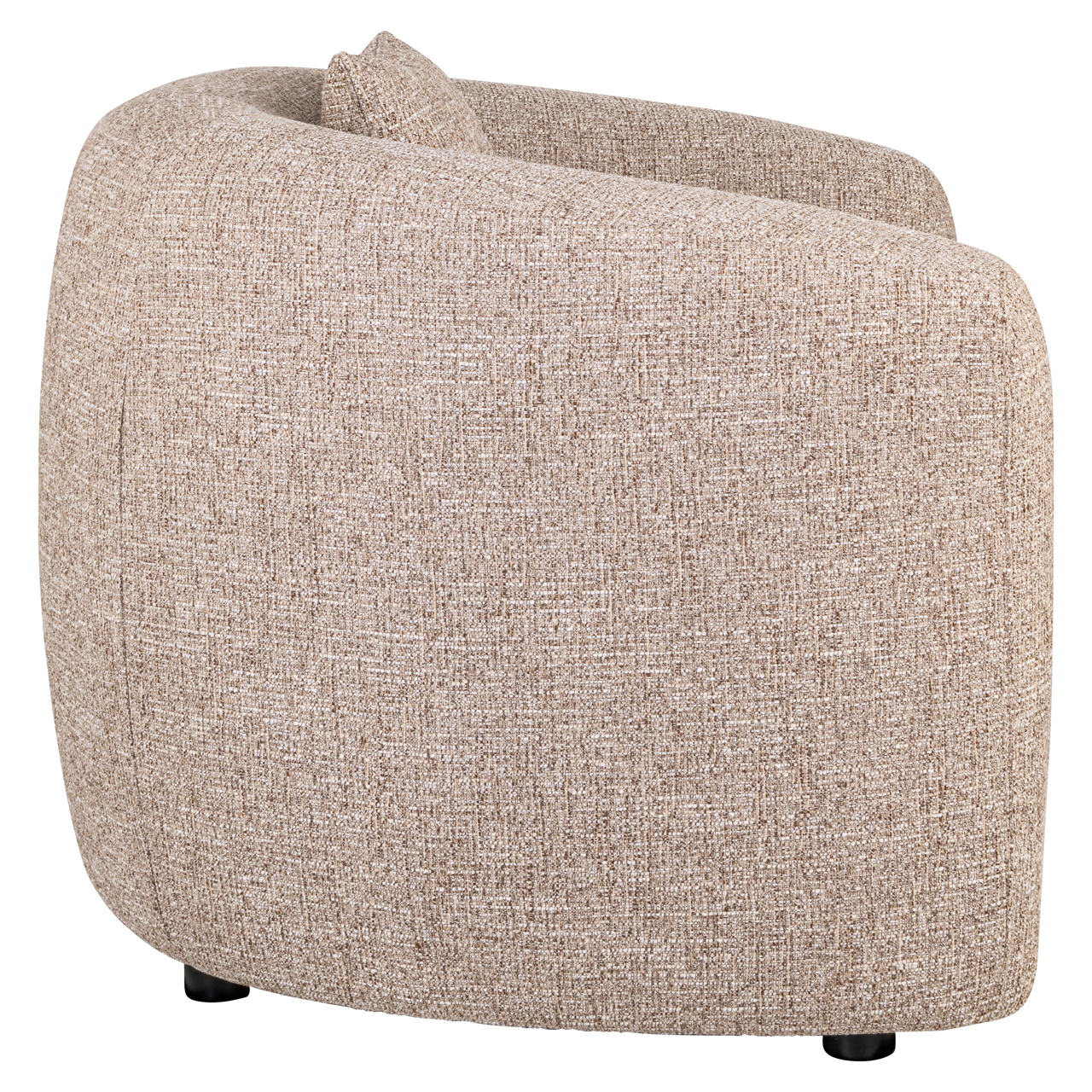 Sillón lounge Luxandra sand tweed retardante de llama - Richmond Interiors