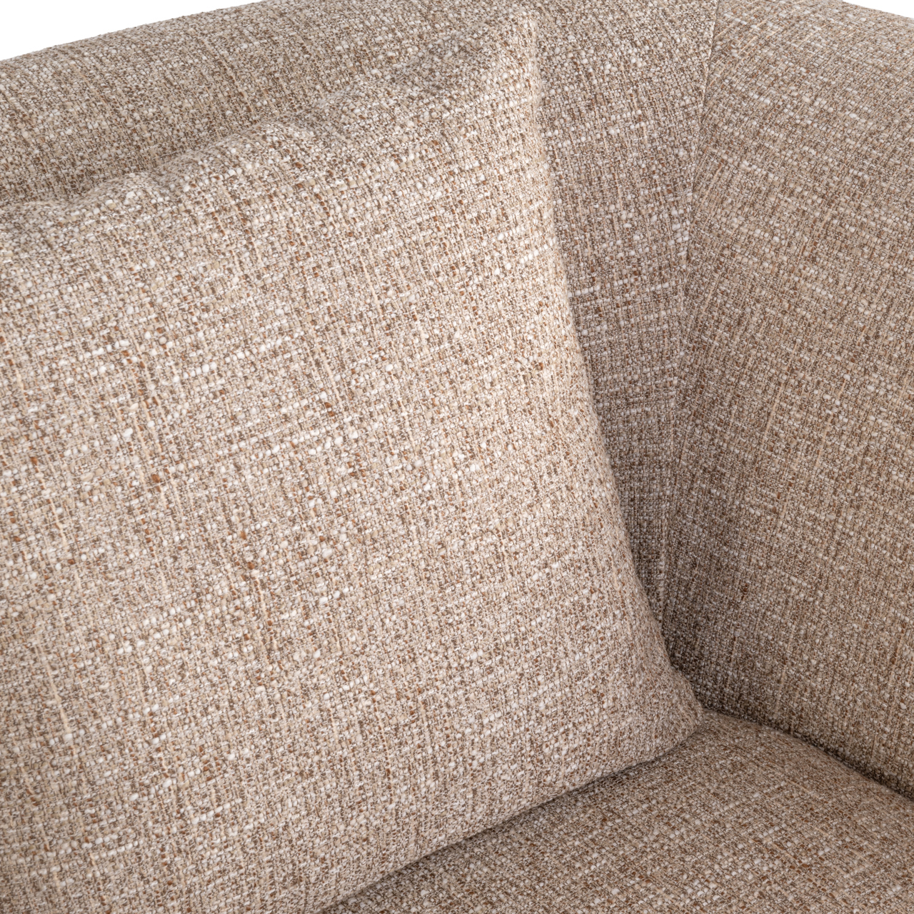 Sillón lounge Luxandra sand tweed retardante de llama - Richmond Interiors