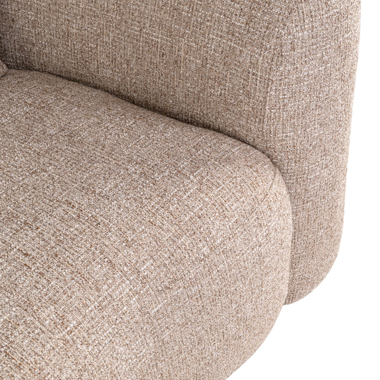 Lounge Stuhl Luxandra sand tweed feuerhemmend - Richmond Interiors