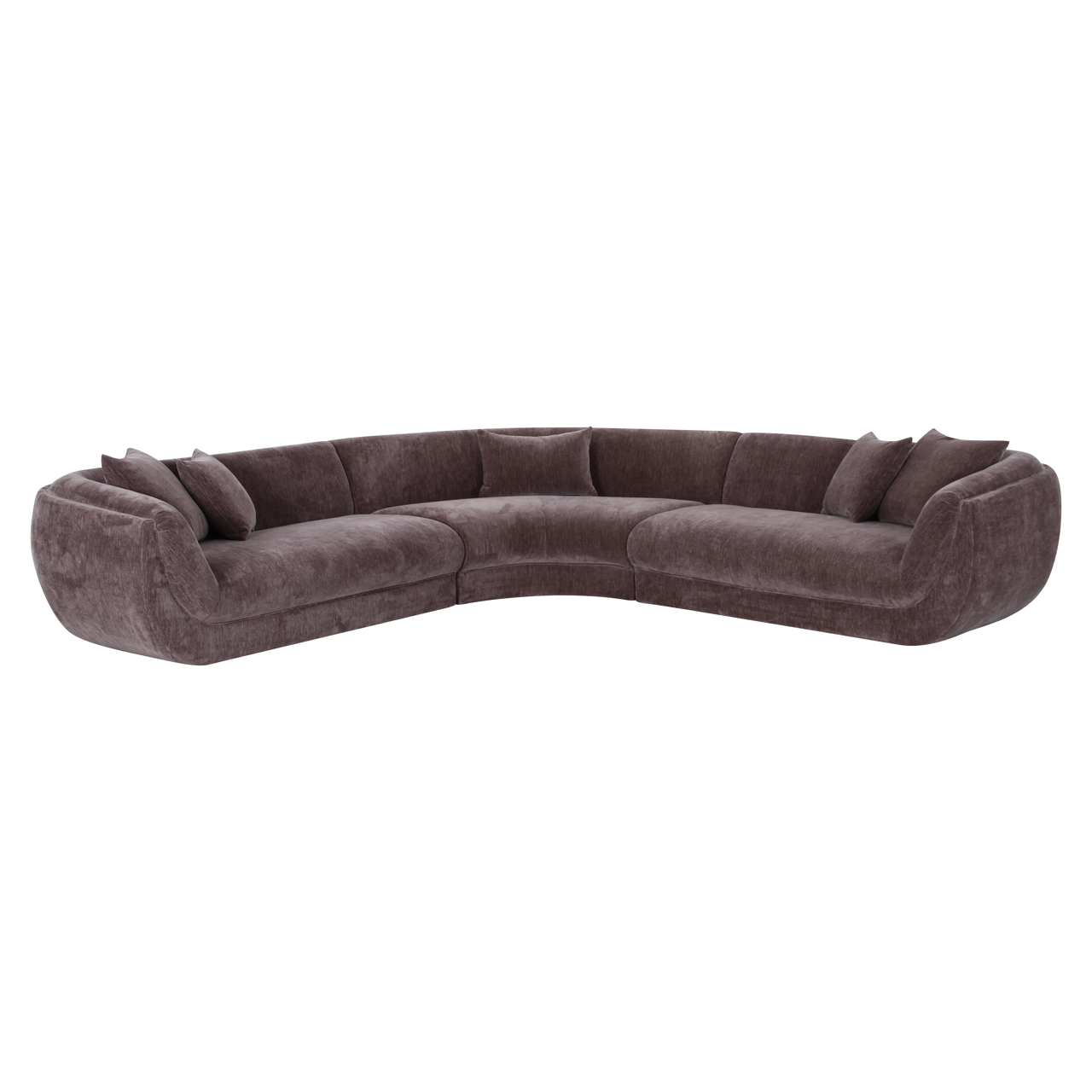 Sofa Gianelle Be straight dark brown - Richmond Interiors