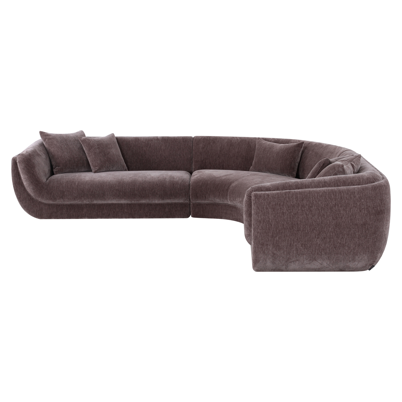 Sofa Gianelle Be straight dark brown - Richmond Interiors