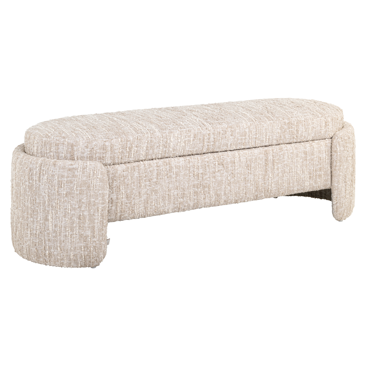 Bank Cupid beige angora with storage - Richmond Interiors
