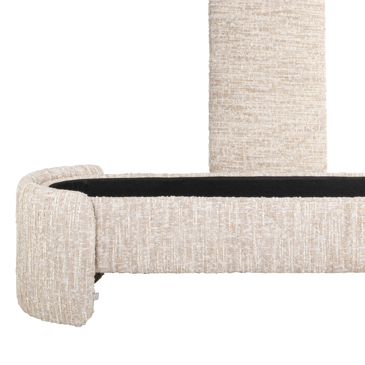 Bank Cupid beige angora with storage - Richmond Interiors
