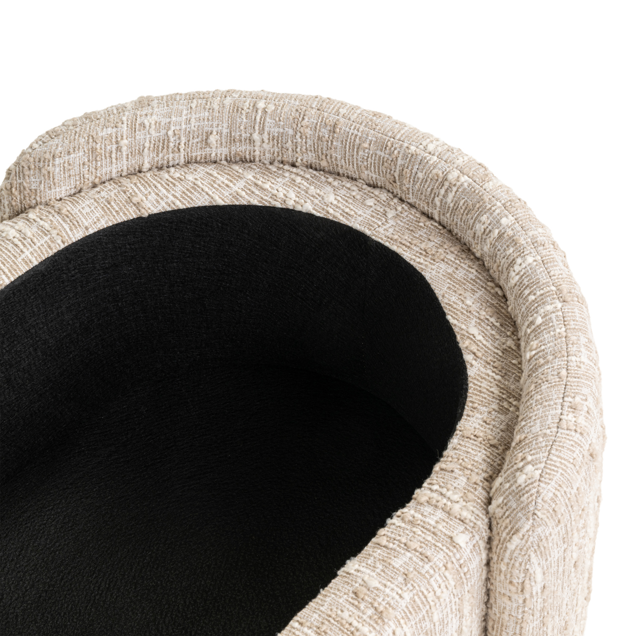 Bank Cupid beige angora with storage - Richmond Interiors
