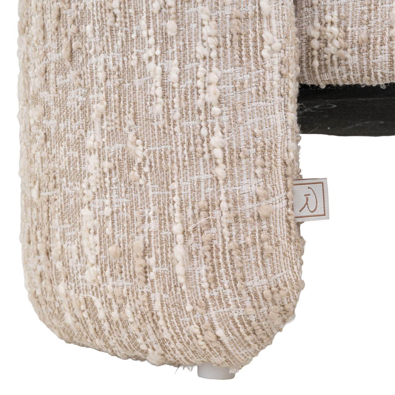 Hocker & Fußbank Cupid beige angora with storage - Richmond Interiors