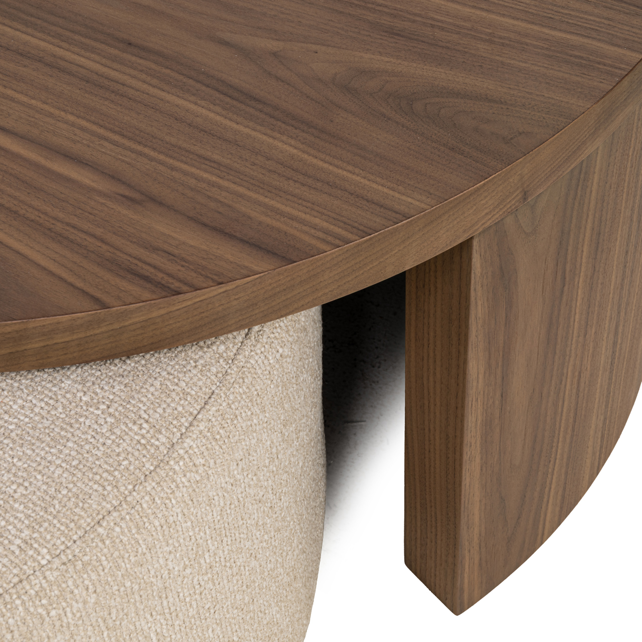 Couchtisch Windsor walnut lodge desert feuerhemmend (Set aus 2) - Richmond Interiors