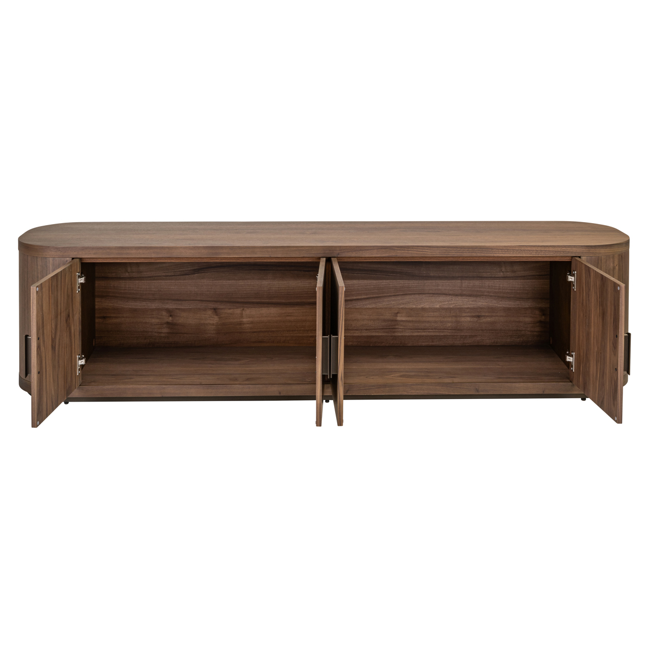 TV-Schrank Windsor walnut (Mdf|Walnoot fineer|Metall) - Richmond Interiors