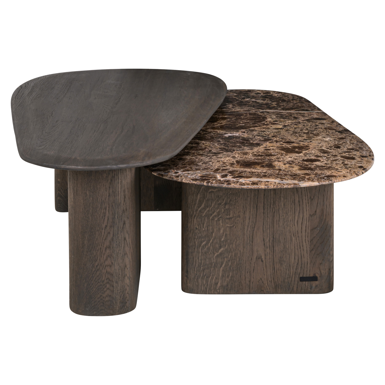 Couchtisch Castello Smoked charchoal (Set aus 2) - Richmond Interiors