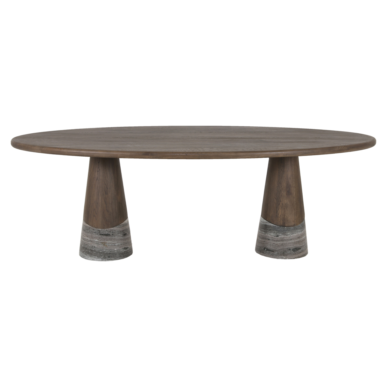 Esstisch Harper Smoked charchoal (Eiche|Morchana Marmor) - Richmond Interiors