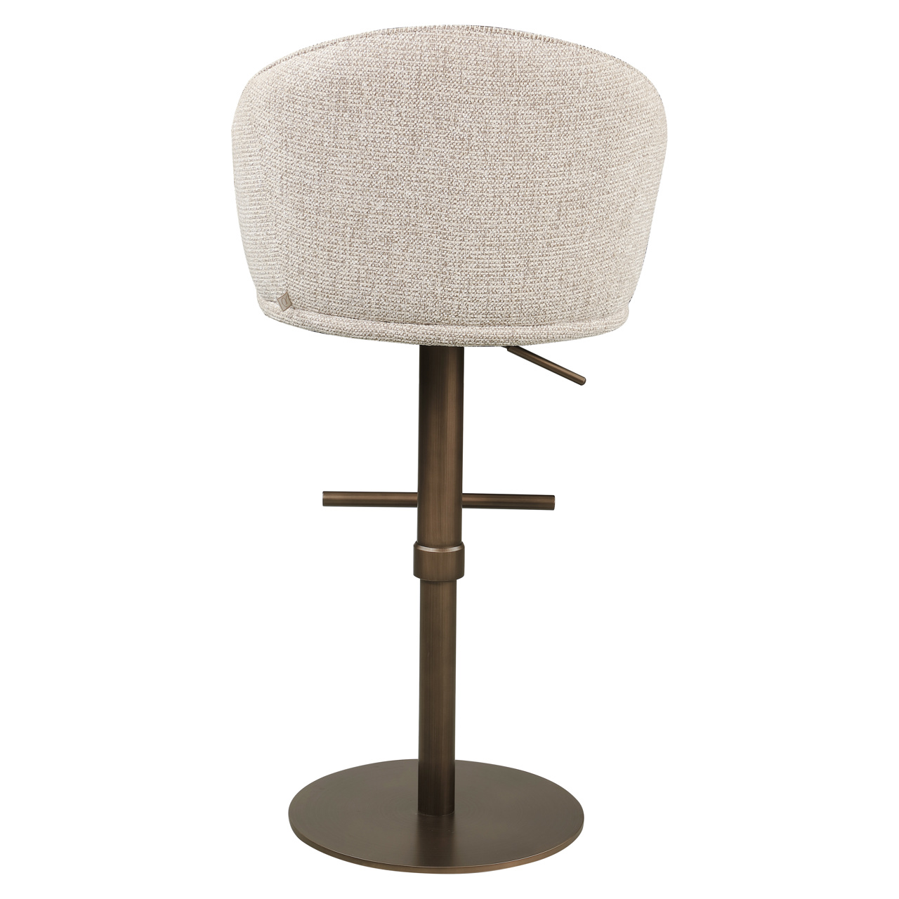 Taburete de bar Beverly natural fancy giratorio - Richmond Interiors
