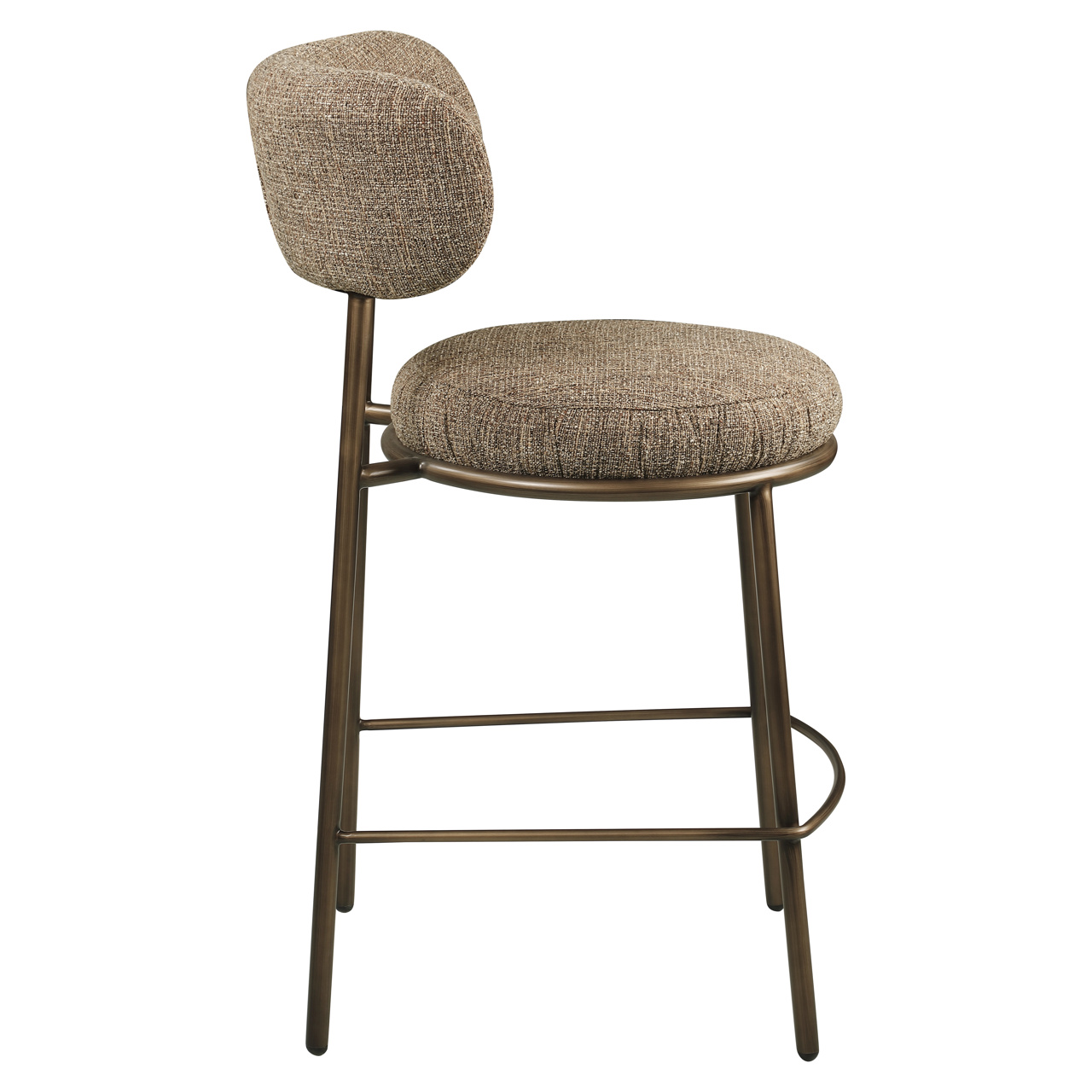 Thekenstuhl Encanto brown tweed - Richmond Interiors