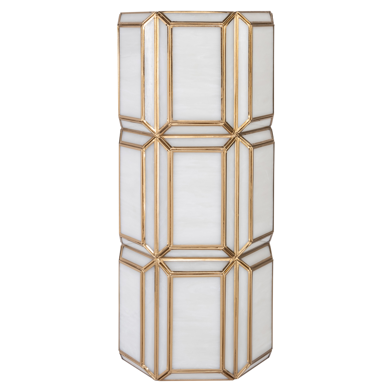 Windlicht Emilia brass antique large (Glas|Ijzer|Messing) - Richmond Interiors