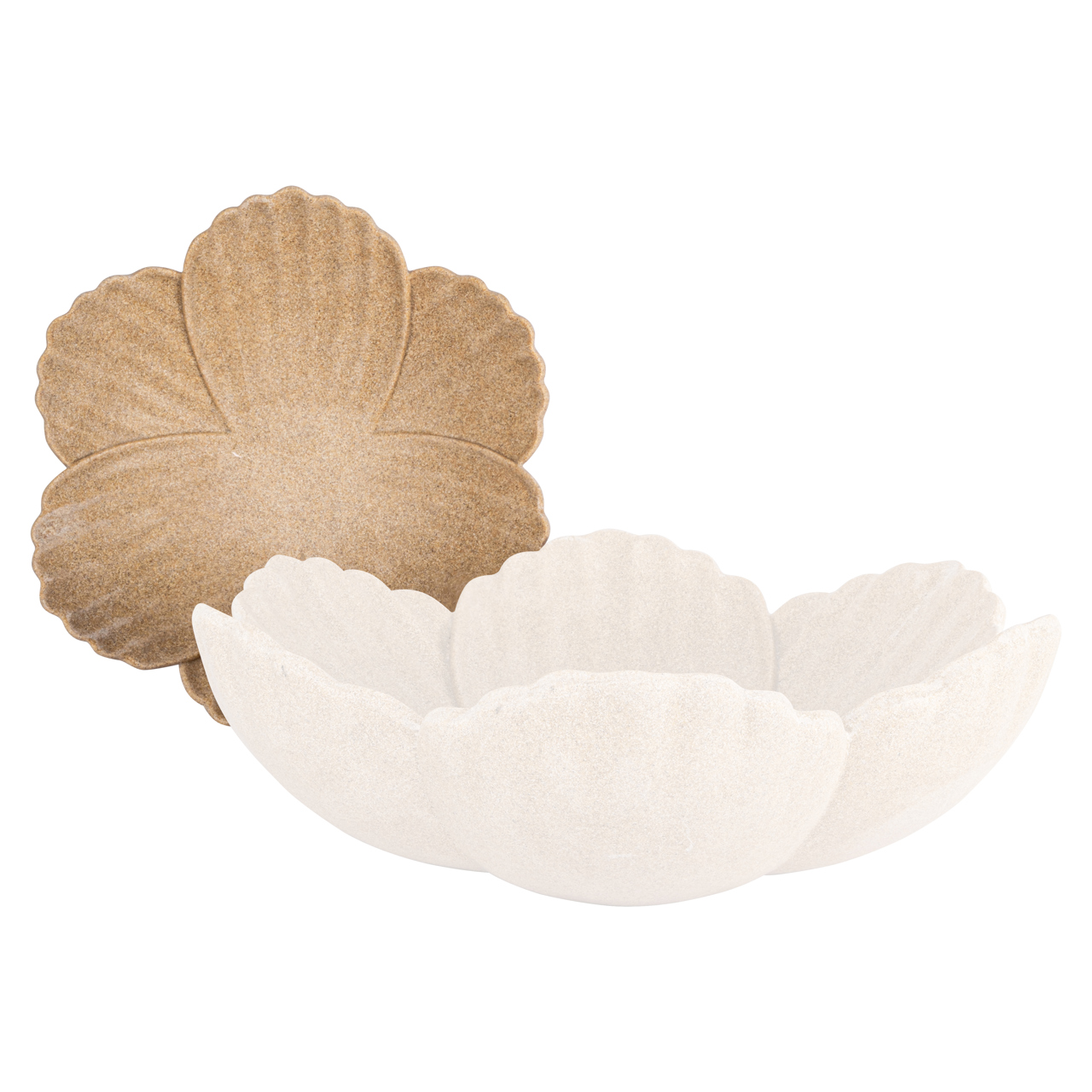 Schale Shellie beige small (Kwartszand|Polyresin) - Richmond Interiors