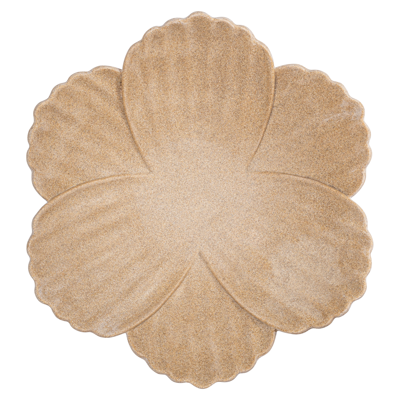 Schale Petal beige (Kwartszand|Polyresin) - Richmond Interiors