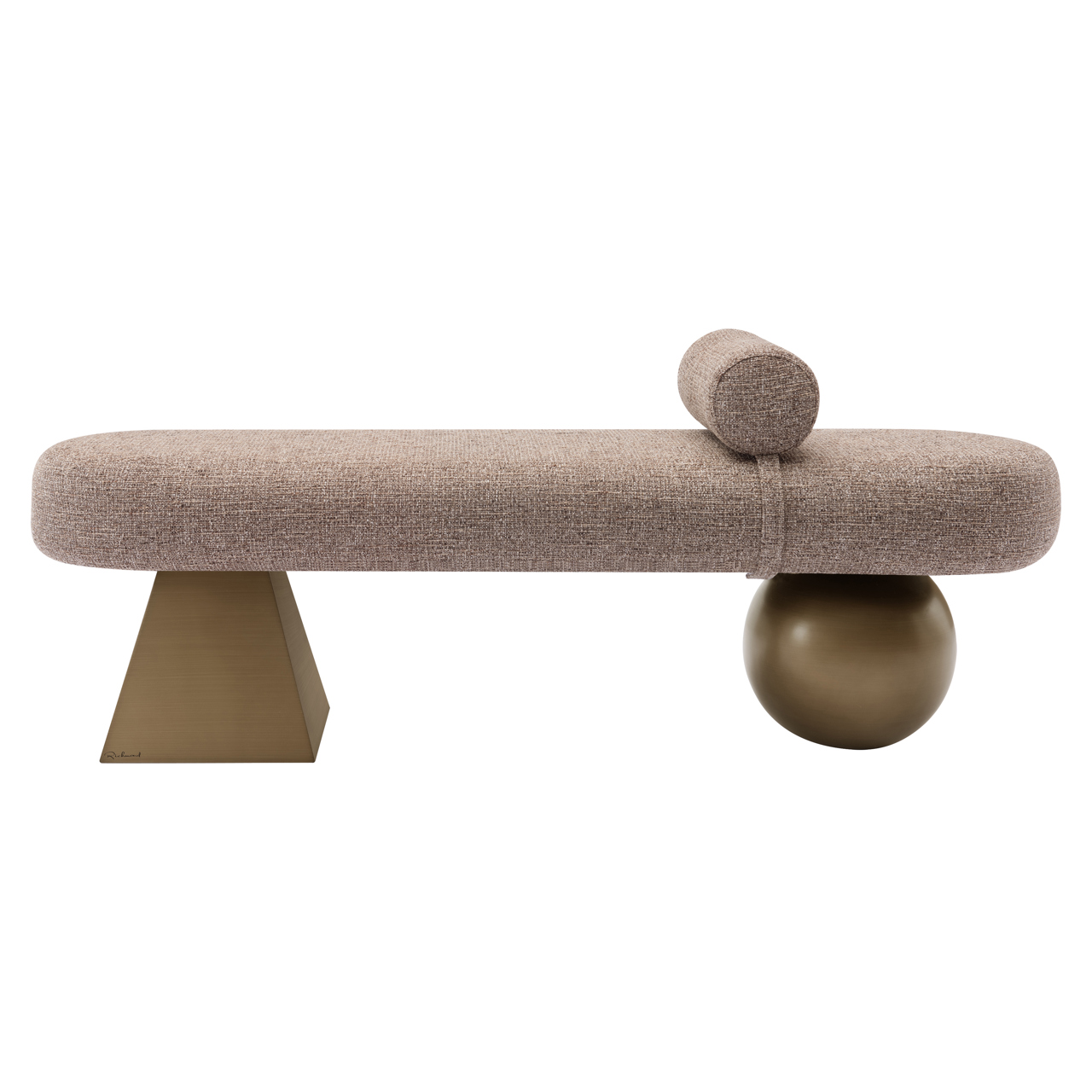 Bank Alexander Jones brown tweed feuerhemmend (Geneva) - Richmond Interiors