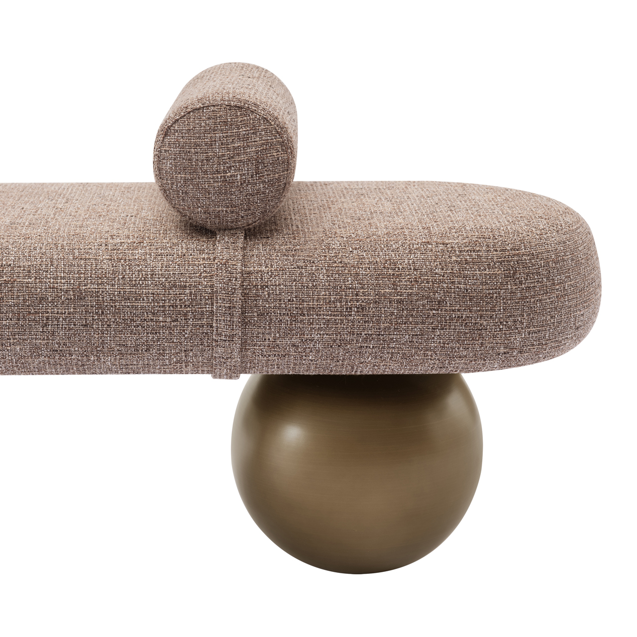 Bank Alexander Jones brown tweed feuerhemmend (Geneva) - Richmond Interiors