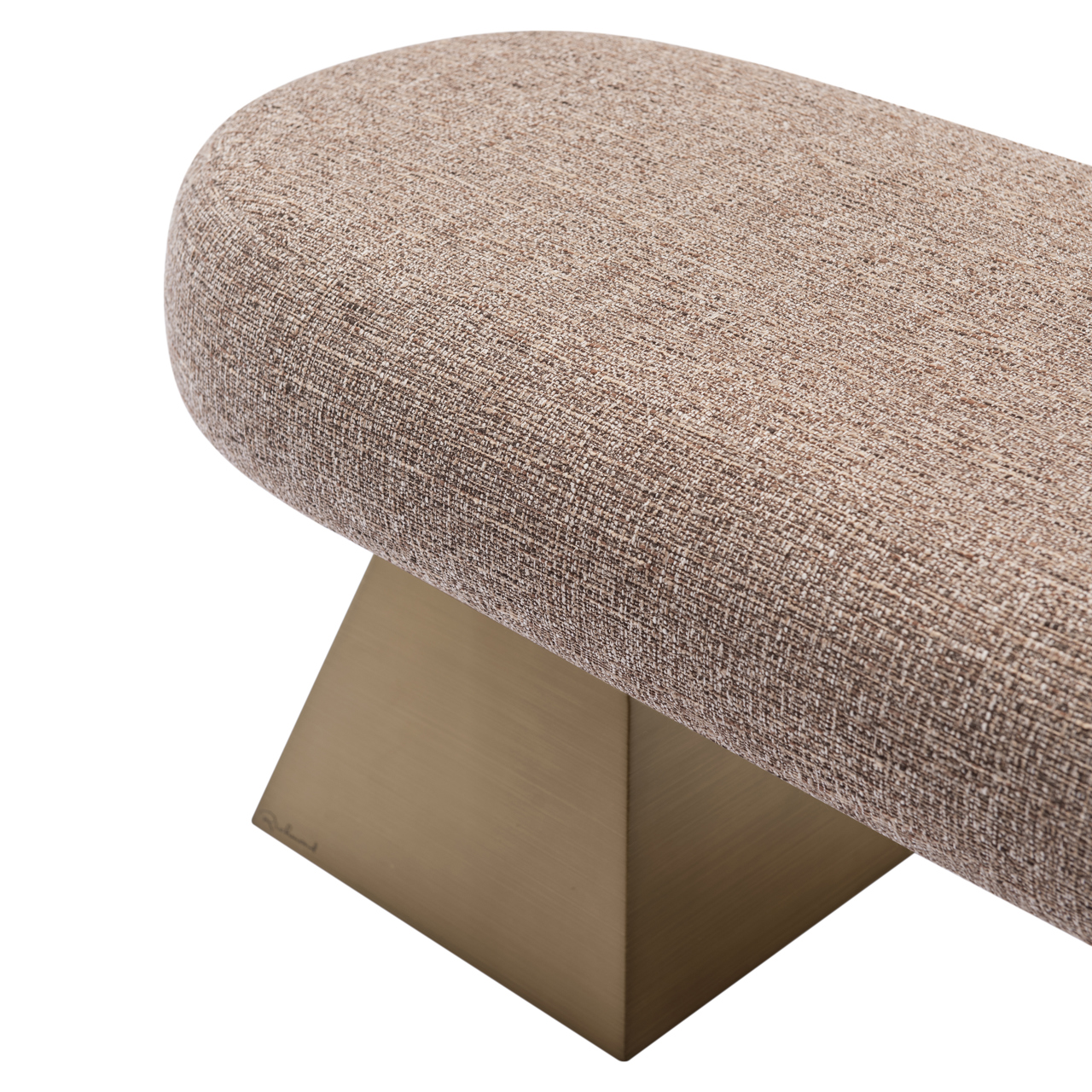 Bank Alexander Jones brown tweed feuerhemmend (Geneva) - Richmond Interiors
