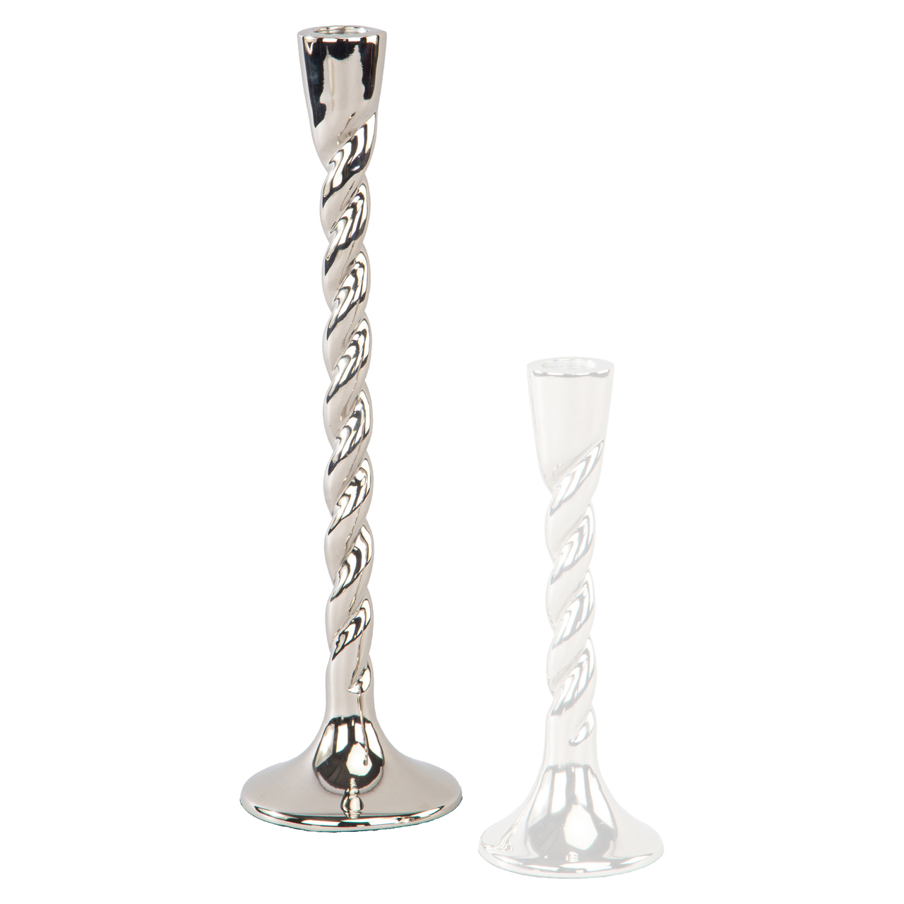 Candle Holder Crillon silver large - Richmond Interiors