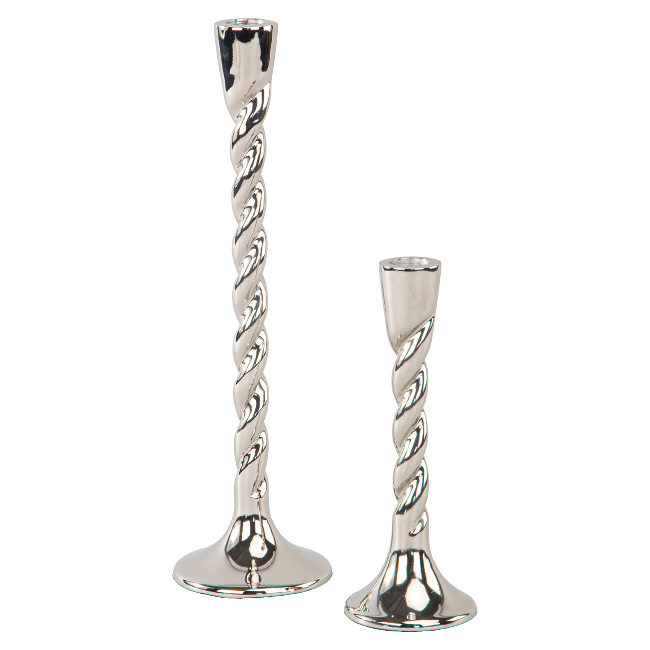 Candle Holder Crillon silver large - Richmond Interiors