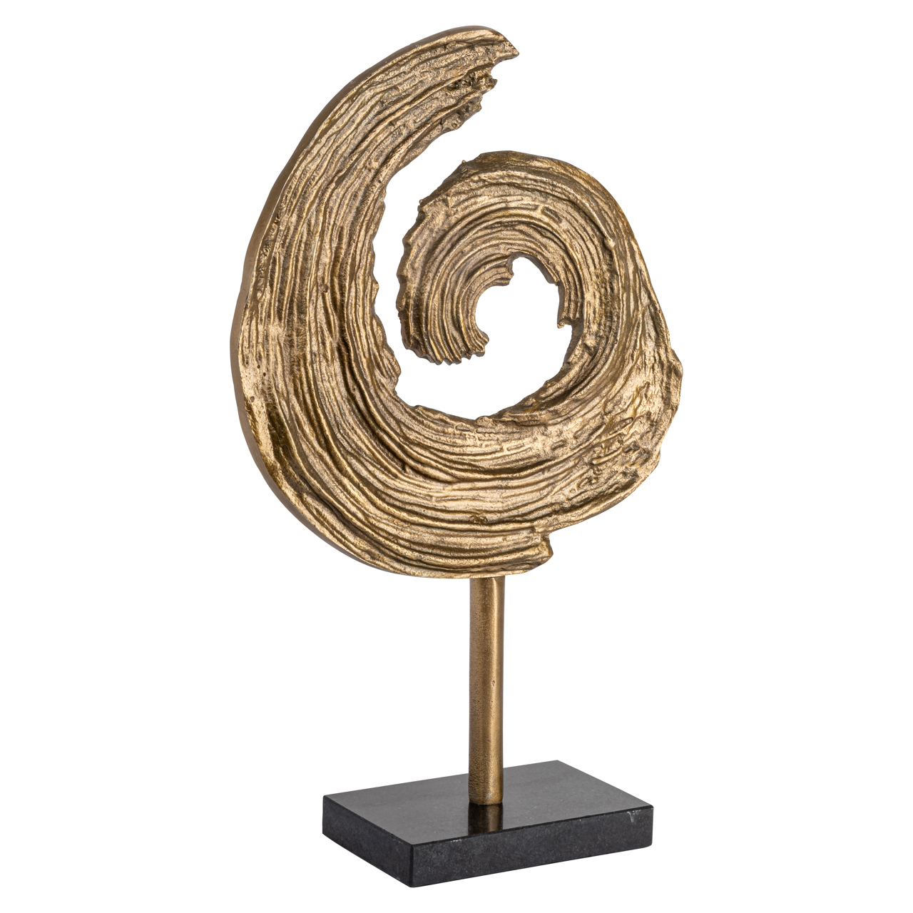 Dekoratives Objekt Swirl brass antique - Richmond Interiors