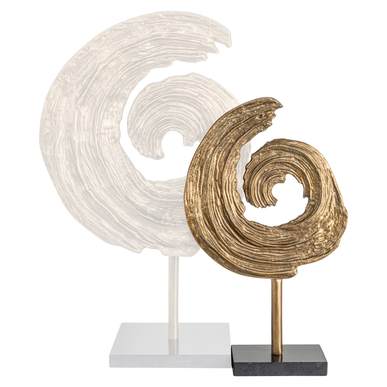 Objeto decorativo Swirl brass antique - Richmond Interiors