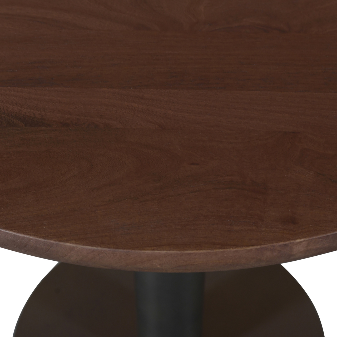 Bistro-Tisch Baldwin spicebrown 80Ø (Mango|Ijzer) - Richmond Interiors