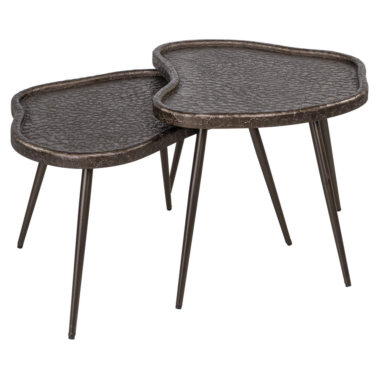 Couchtisch Bean Brunzae (Set aus 2) (Mdf|Metall) - Richmond Interiors