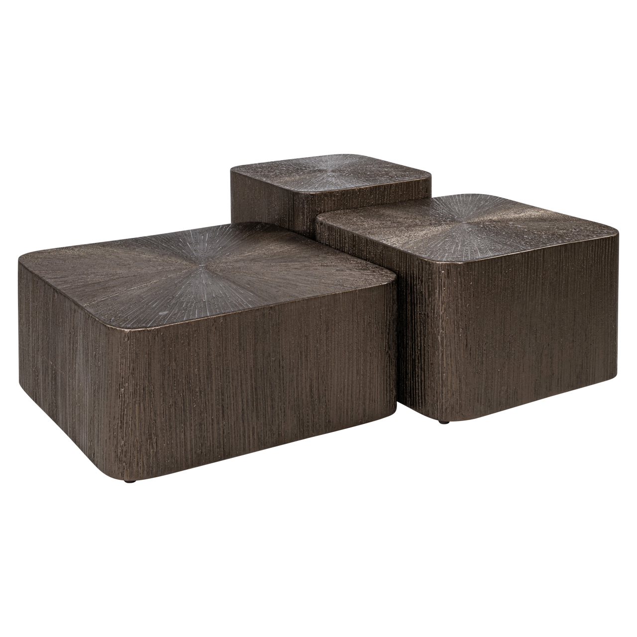 Mesa de centro Cubes Brunzae (set de 3) - Richmond Interiors