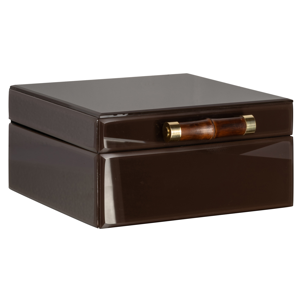 Caja de almacenaje Echo marrón oscuro large - Richmond Interiors