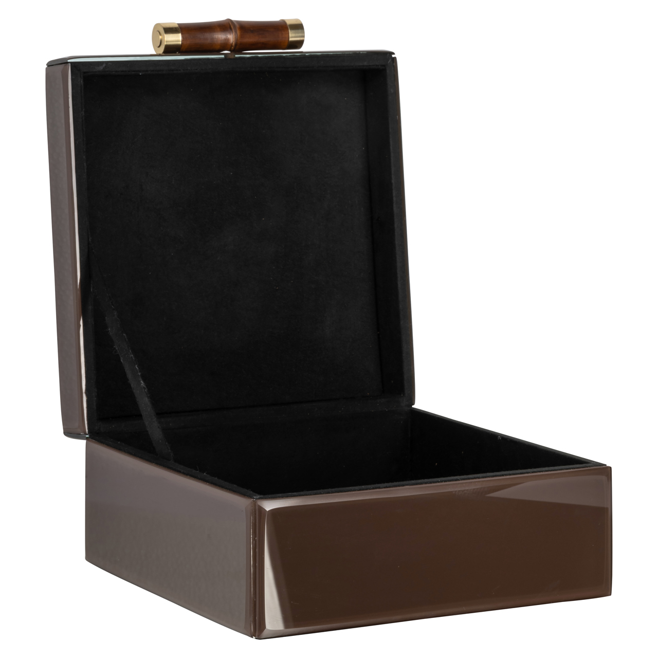Caja de almacenaje Echo marrón oscuro large - Richmond Interiors