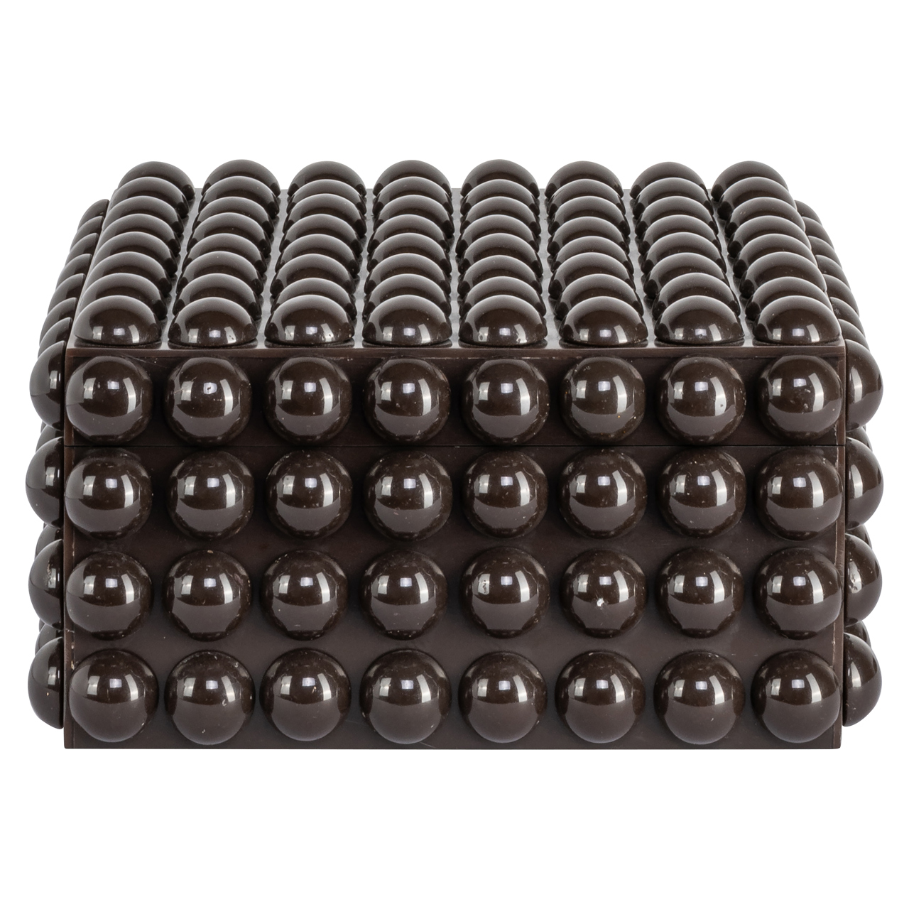 Aufbewahrungsbox Nyx dark brown large (Resin|Mdf) - Richmond Interiors