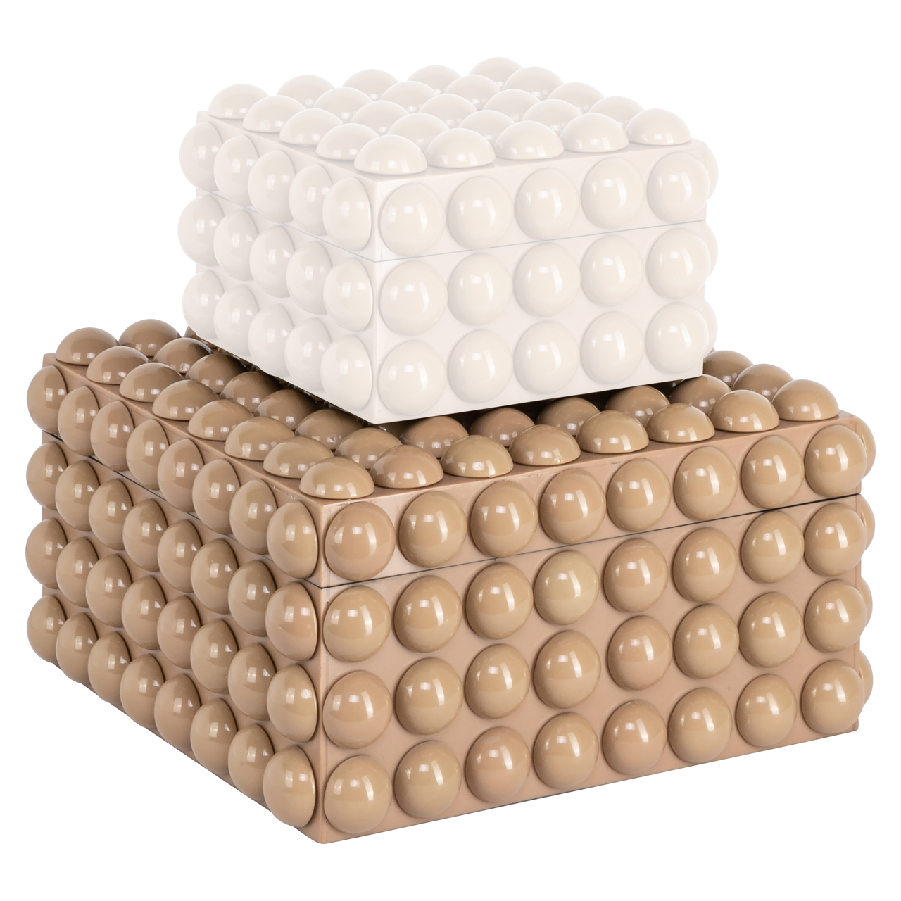 Caja de almacenaje Ash beige large - Richmond Interiors