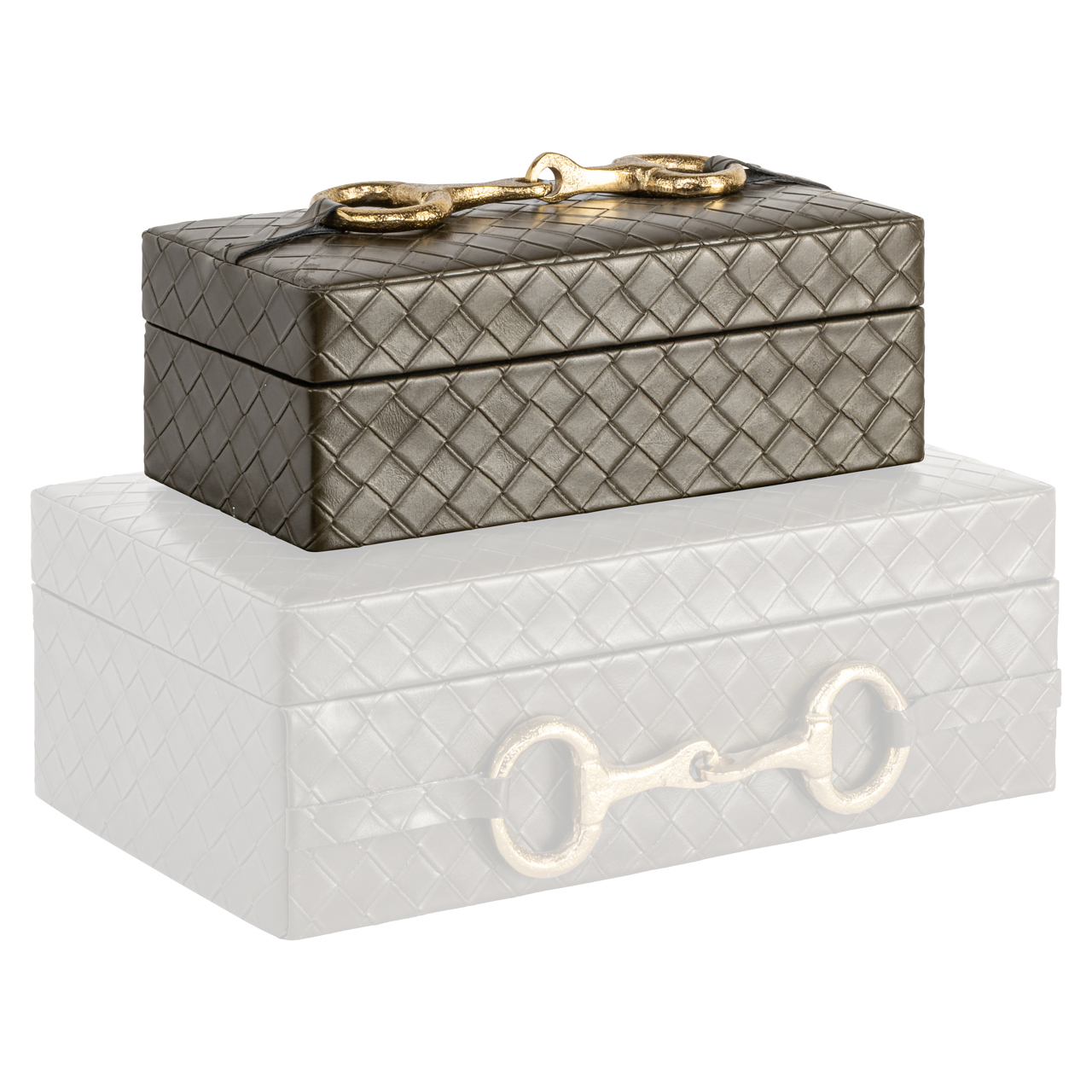 Caja de almacenaje Blade olive small - Richmond Interiors