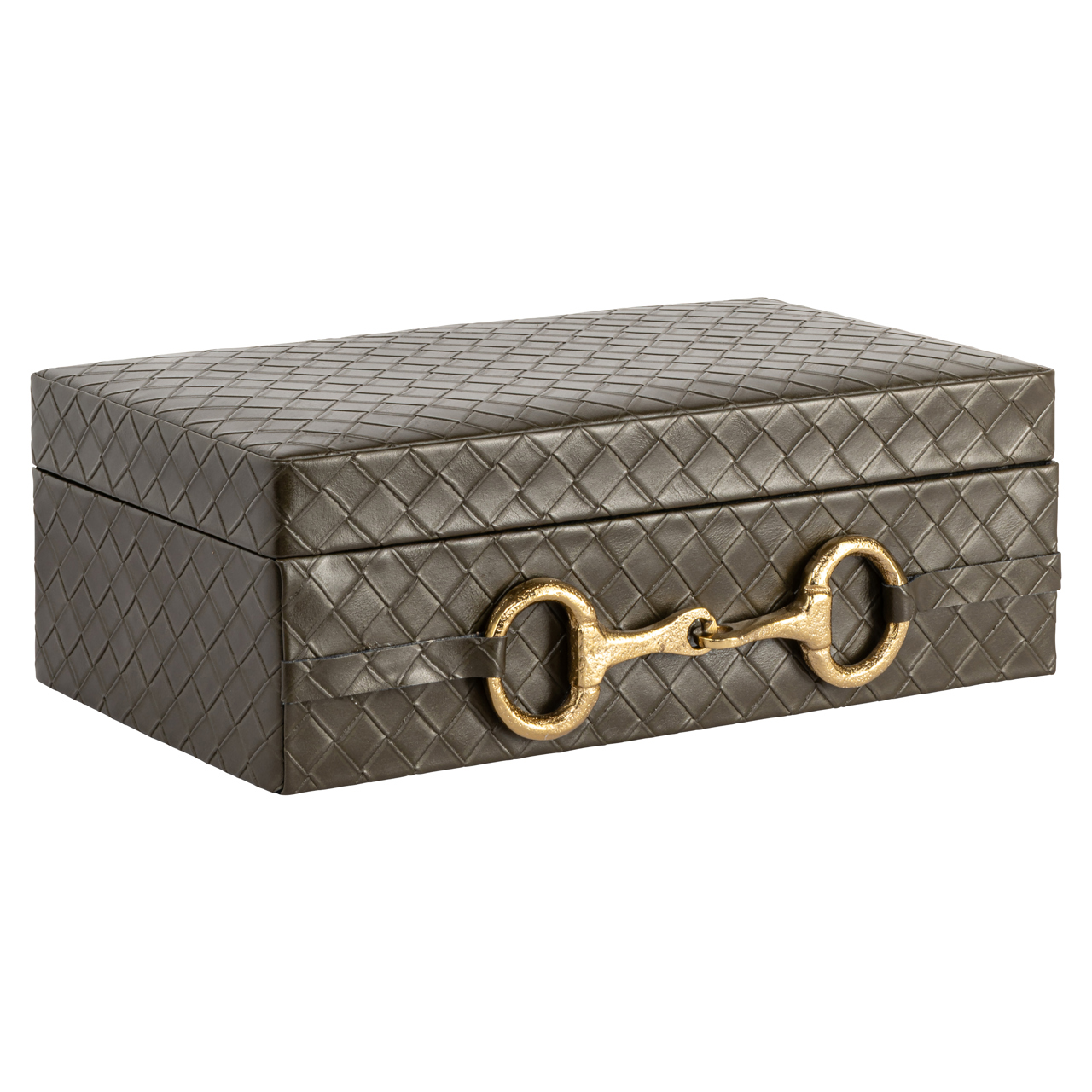 Caja de almacenaje Blade olive large - Richmond Interiors