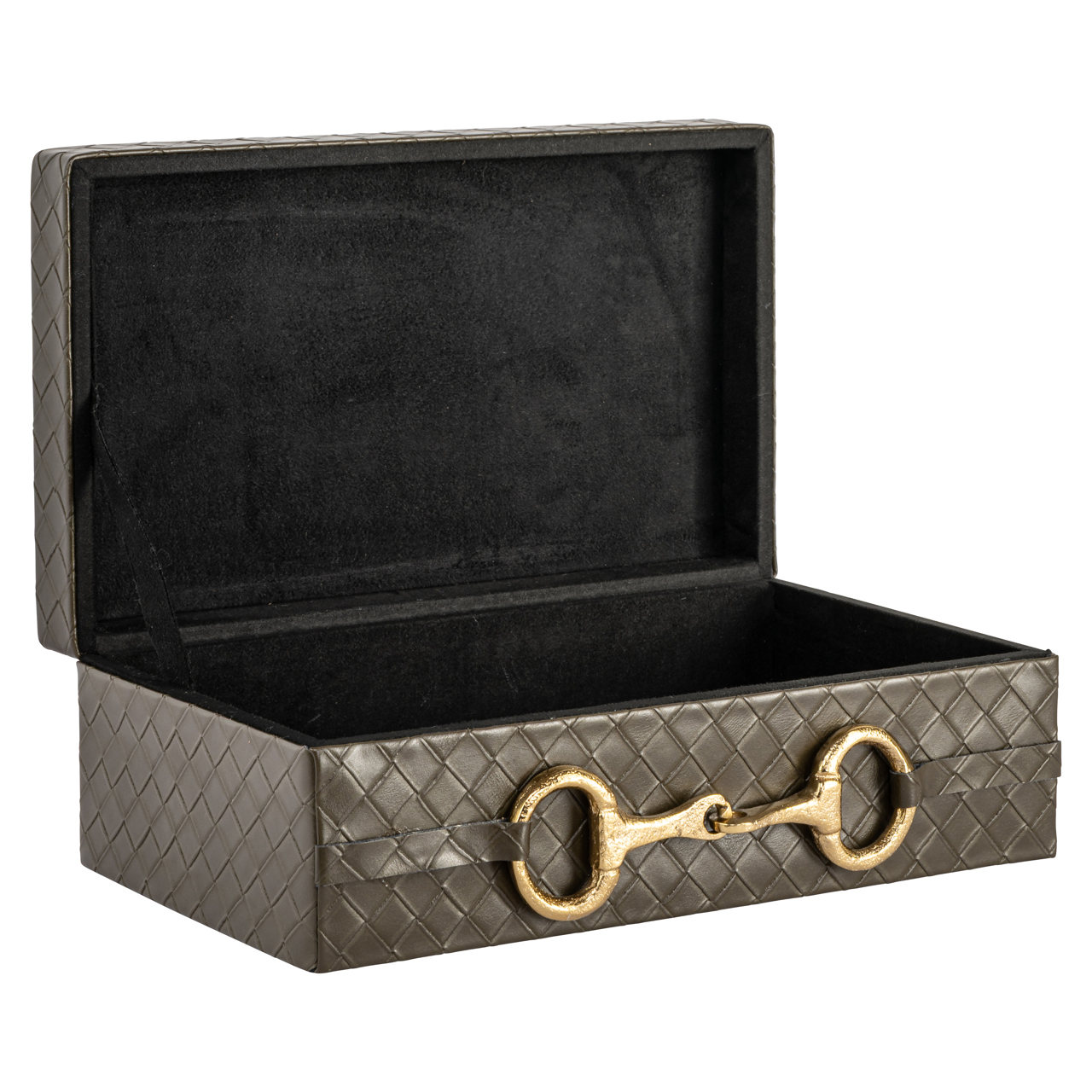 Caja de almacenaje Blade olive large - Richmond Interiors