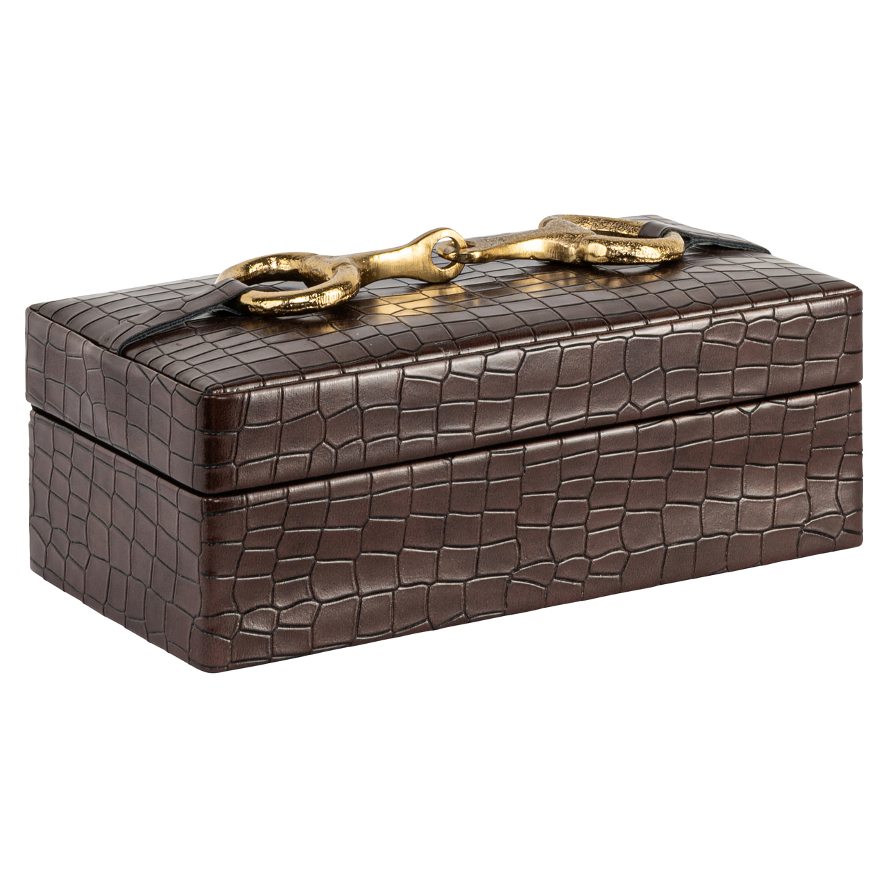 Opbergdoos Rex dark brown small - Richmond Interiors