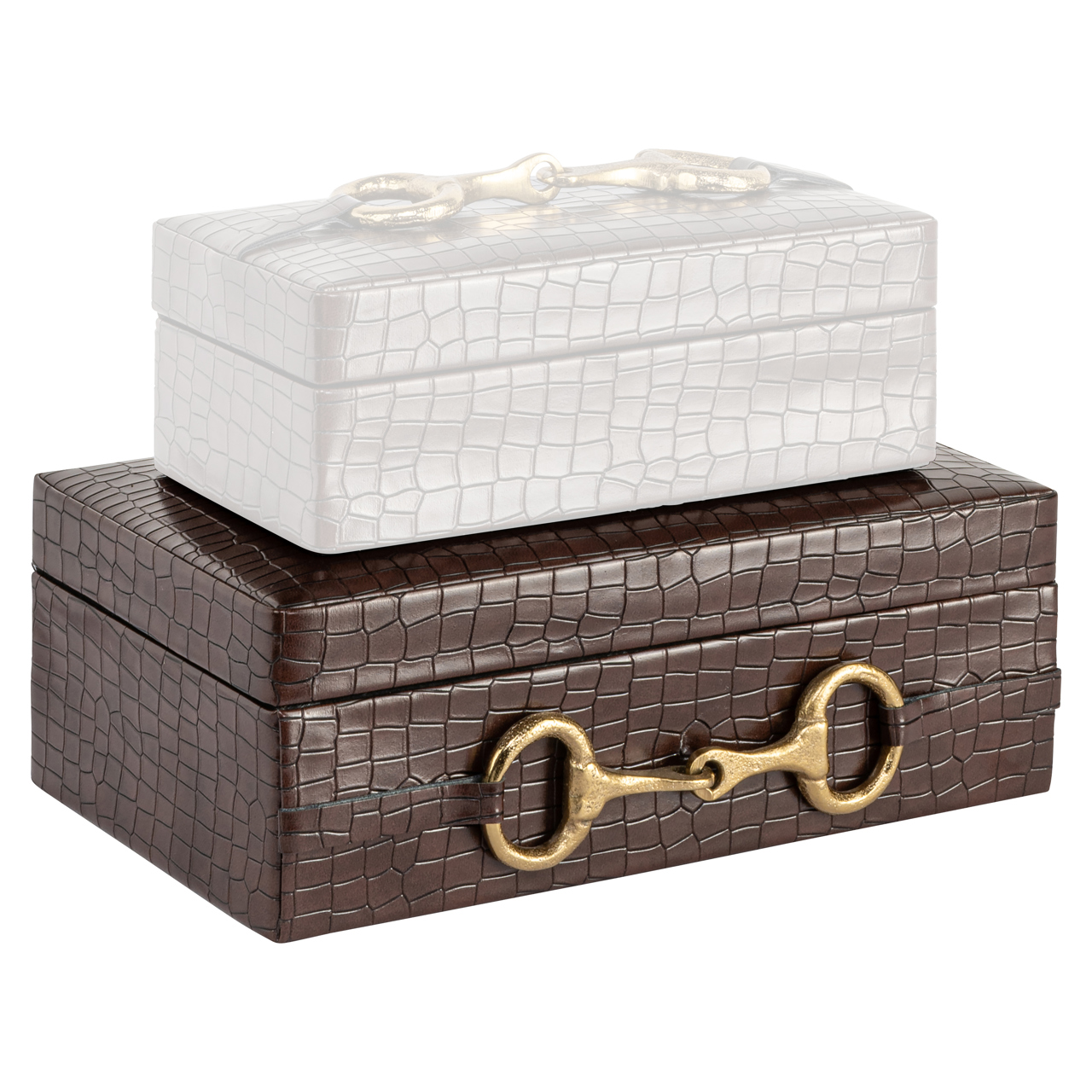 Aufbewahrungsbox Rex dark brown large - Richmond Interiors