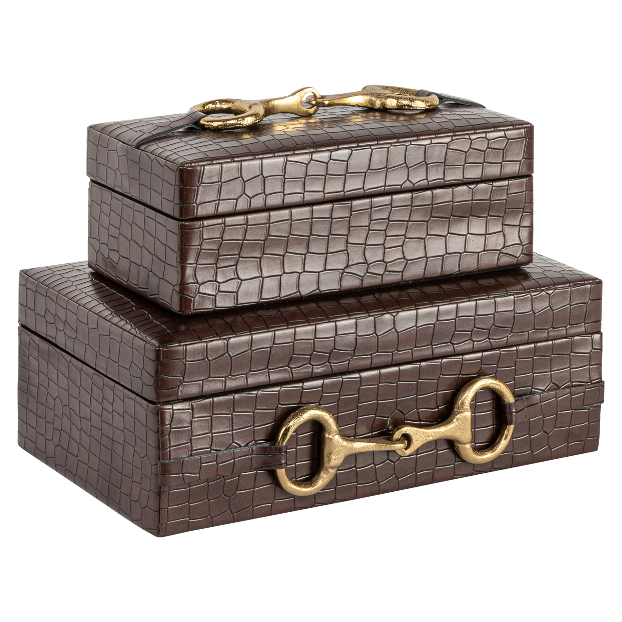 Aufbewahrungsbox Rex dark brown large - Richmond Interiors