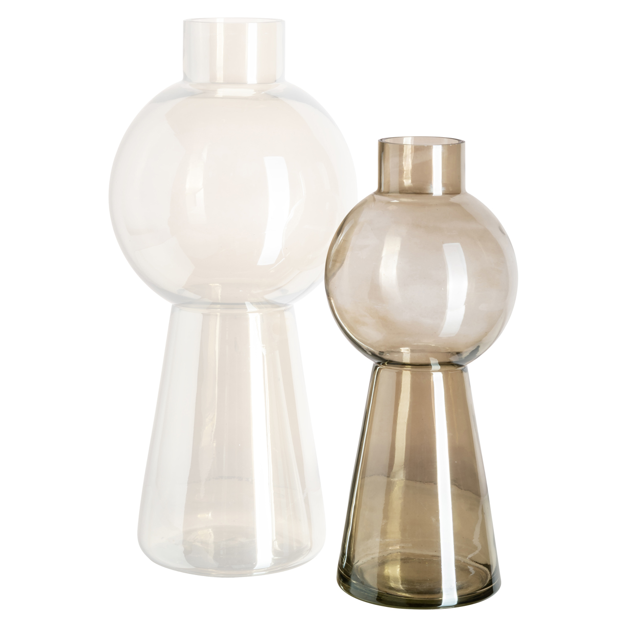 Vase Sera smoke small (Glas) - Richmond Interiors