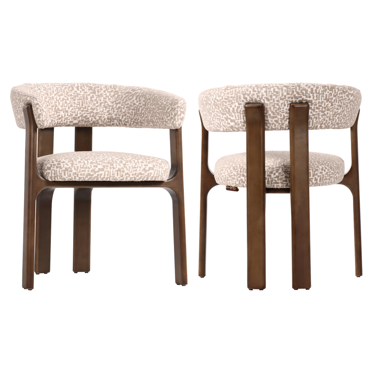 Silla de comedor Contigo natural geo - Richmond Interiors