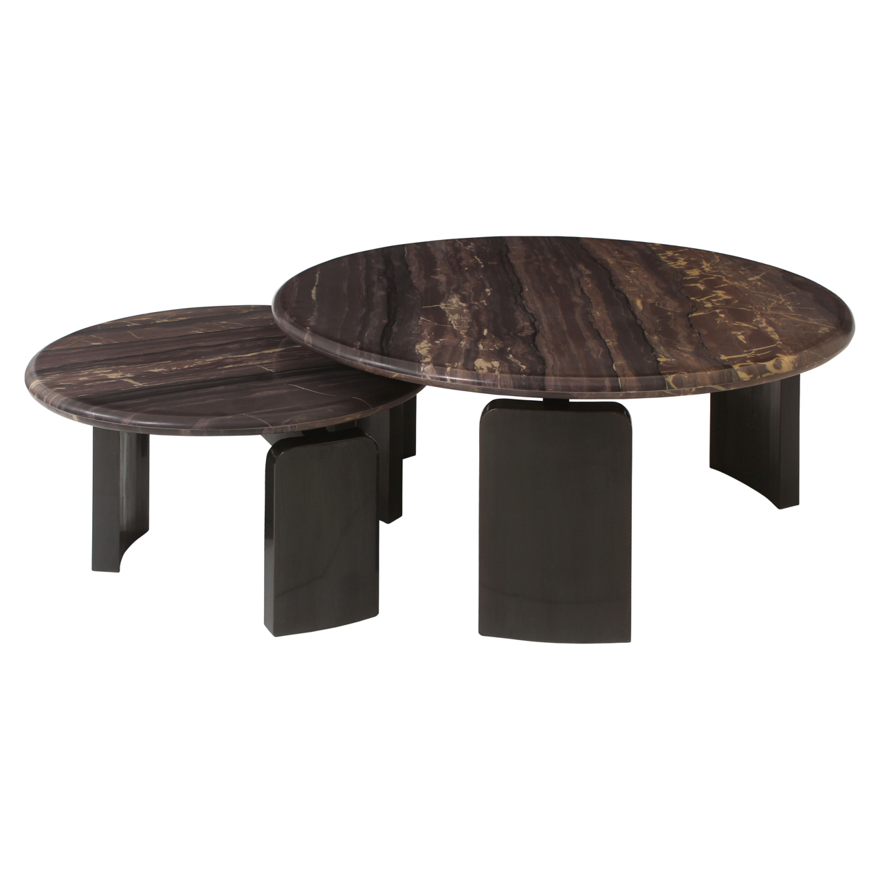 Couchtisch Menton burgundy (Set aus 2) - Richmond Interiors