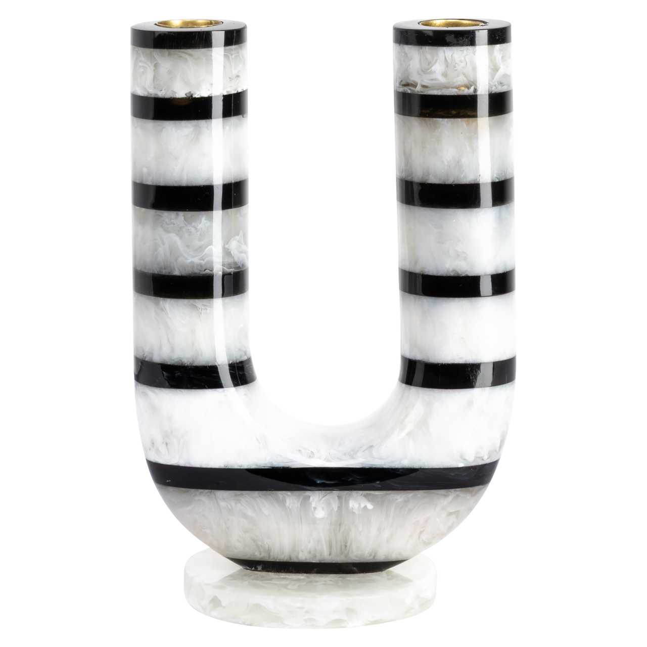 Candle holder River black/white - Richmond Interiors