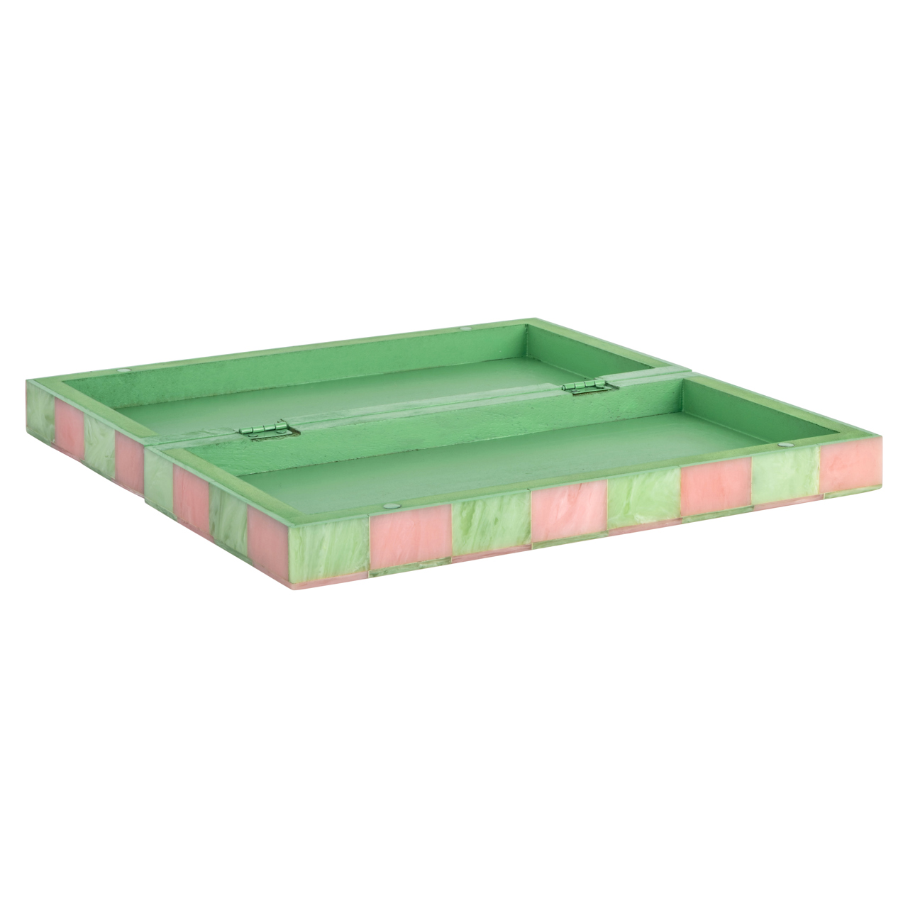 Decoratief spel Azalea pink/green chessboard - Richmond Interiors