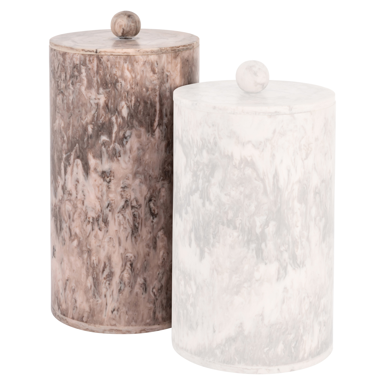 Opbergdoos Rosaline chocolat brown storage jar large - Richmond Interiors